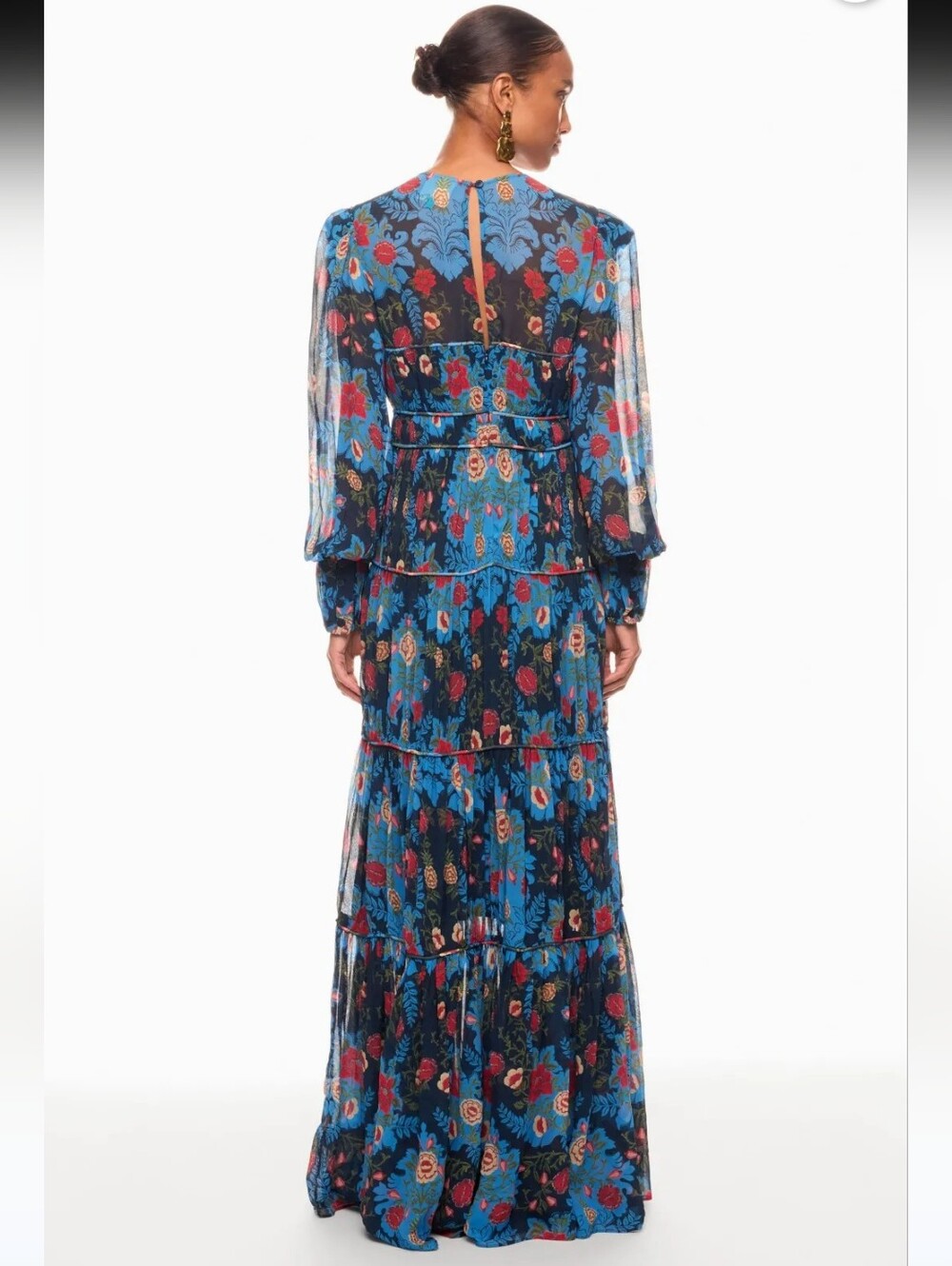 FARM Rio Arabesque Floral Gown Size Medium - Picture 16 of 16